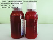 Poudre d'érythromycine pour la bouteille de la suspension une/boîte orales, médicaments oraux