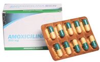 L'amoxicilline marque sur tablette les bactéries 500mg résistant à la drogue antibiotiques semisynthétiques
