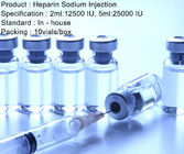 Anticoagulant de l'injection 2ml/12500 unité internationale 5ml/25000 unité internationale de sodium d'héparine