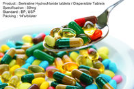 Tablettes de chlorhydrate de Sertraline/Tablettes dispersibles orales 50mg