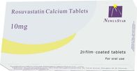 Le calcium de Rosuvastatin marque sur tablette 5mg, 10mg, 20mg, les médicaments 40mg oraux