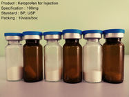 Injection 100mg de Ketoprofen de NSAIA reconstituant les médicaments en poudre