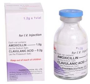Potassium sec de Clavulanate d'amoxicilline d'injection de poudre