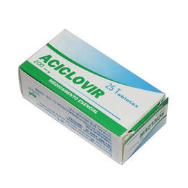 Aciclovir oral marque sur tablette 200mg/400mg pour des infections de virus d'herpès