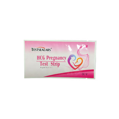 Cassette d'analyse d'urine de Hcg de bande de grossesse d'exactitude de 99%