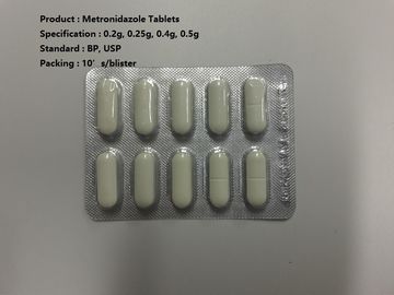 Metronidazole marque sur tablette 0.2g, 0.25g, 0.4g, les médicaments 0.5g oraux