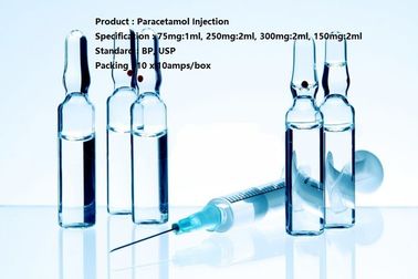 Injection parentérale d'Acetaminophen de petit volume de dosage d'injection de paracétamol