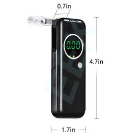 Analyseur portatif de souffle de cétone, Breathalyzer de cétone de Digital avec 6 embouchures remplaçables