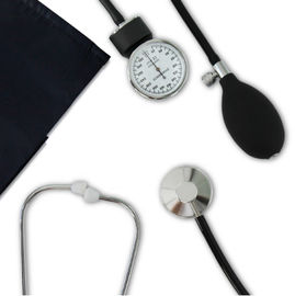 Sphygmomanometer anéroïde portatif d'hôpital médical avec le stéthoscope
