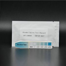Bande/cassette/dipcard d'alcootest d'un d'étape lait maternel de salive/urine/
