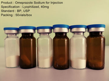 injection de la poudre 40 lyophilisée par mg, sodium d'Omeprazole pour l'injection