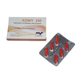 Les Tablettes orales 6 de l'Azithromycin 250mg d'antibiotiques emballent/antibiotiques de macrolide