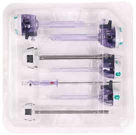 Ensemble Laparoscopic jetable de Trocar d'équipement chirurgical stérilisé de laparoscopie de gynécologie