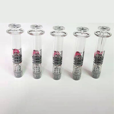Seringue en verre jetable remplie par serrure de Luer 0.5ml 1ml pour l'huile de Cbd